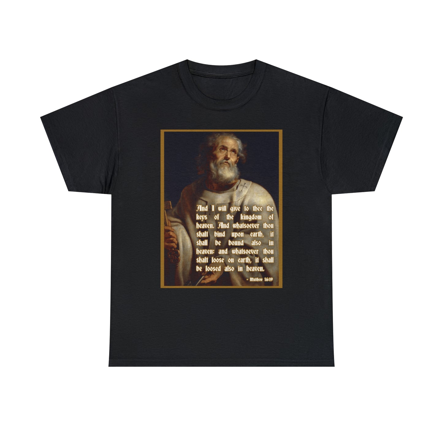 St. Peter Matthew 16:19 Catholic T-Shirt
