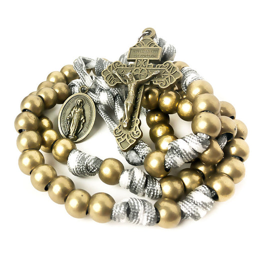 Mary Queen of Heaven Paracord Rosary and Bracelet Set