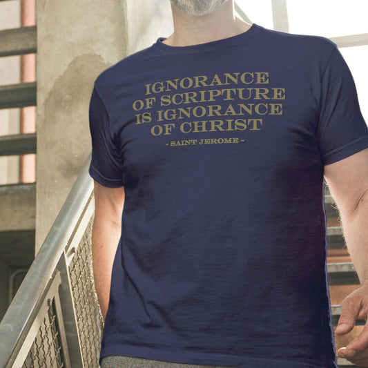 St. Jerome Quote Catholic T-Shirt