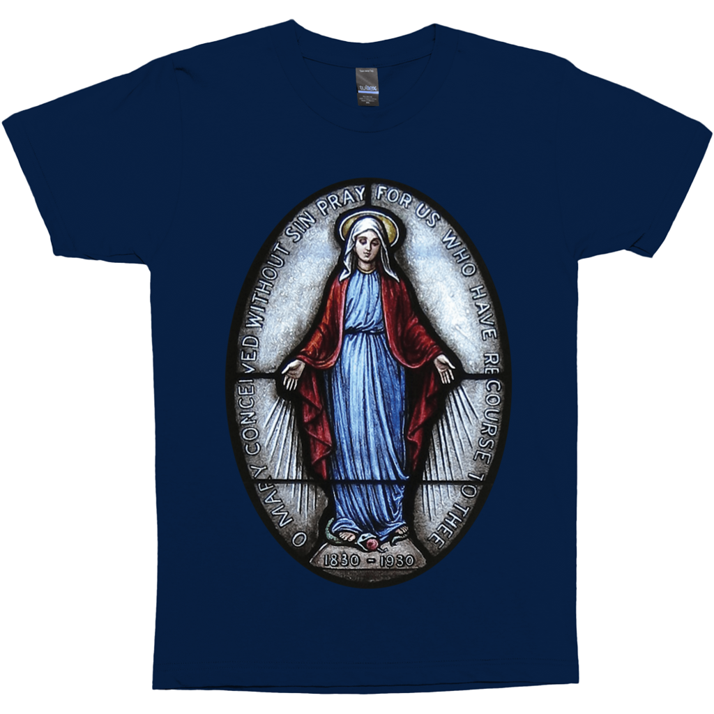 catholic t shirts tea miraculous medal 