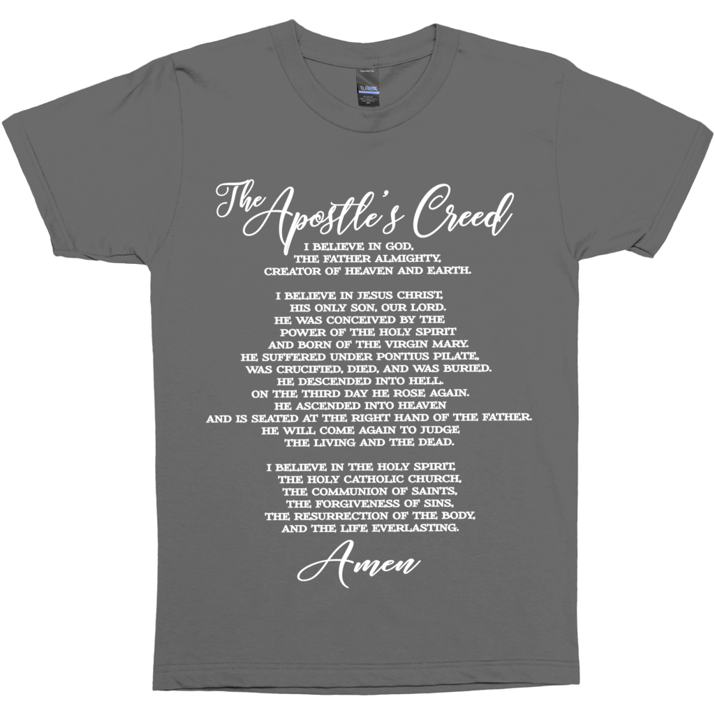 Christian Catholic T Shirt - The Apostle's Creed Premium Tee