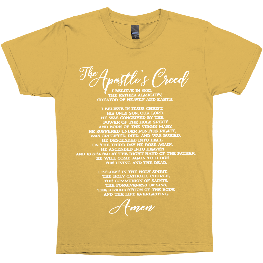 Christian Catholic T Shirt - The Apostle's Creed Premium Tee
