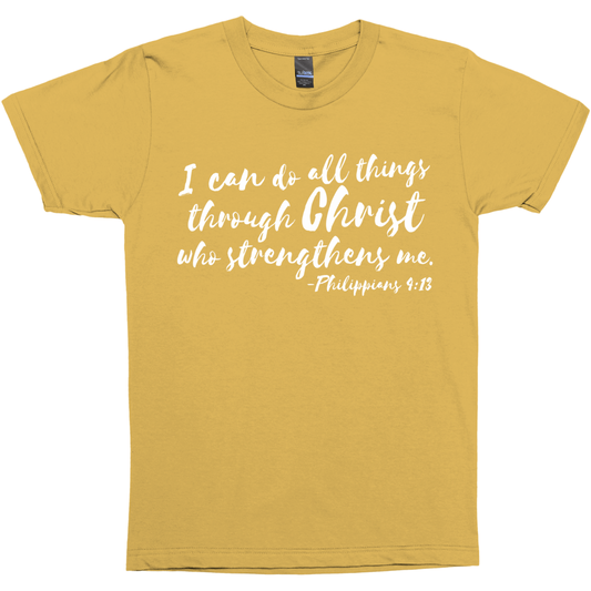 I Can Do All Things Philippians 4:13 Premium Graphic Tee
