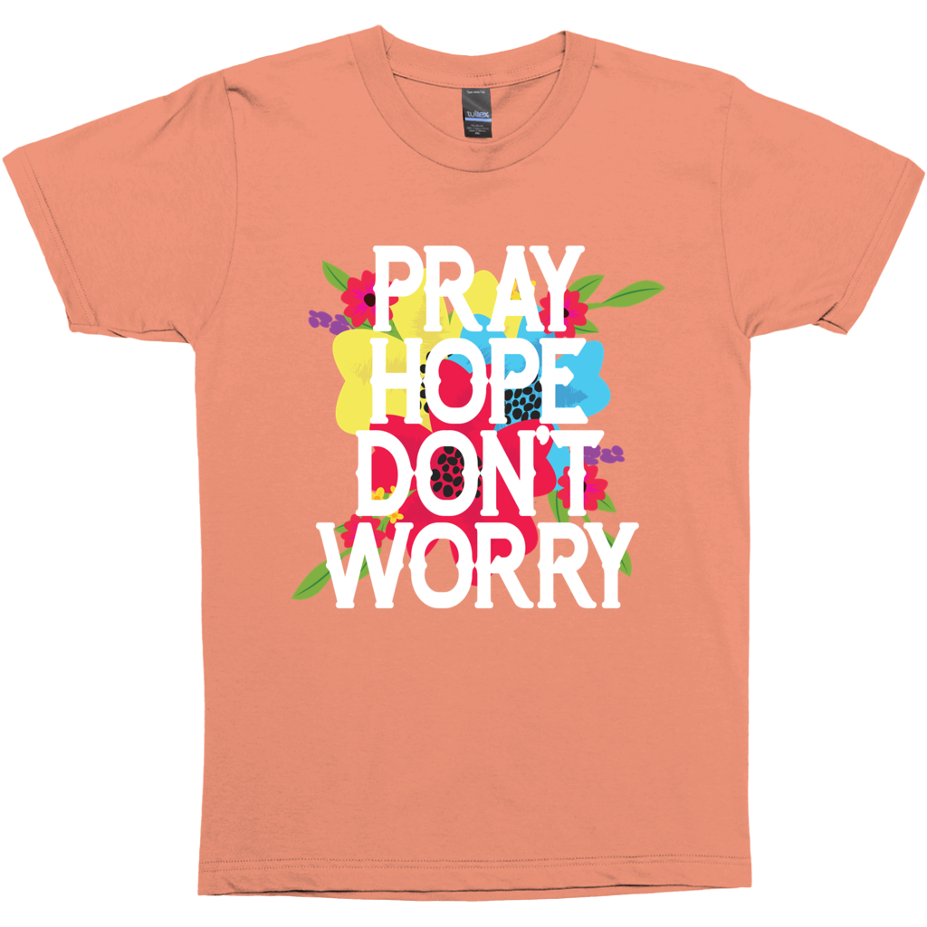 Pray Hope Don't Worry Padre Pio Premium Graphic Tee