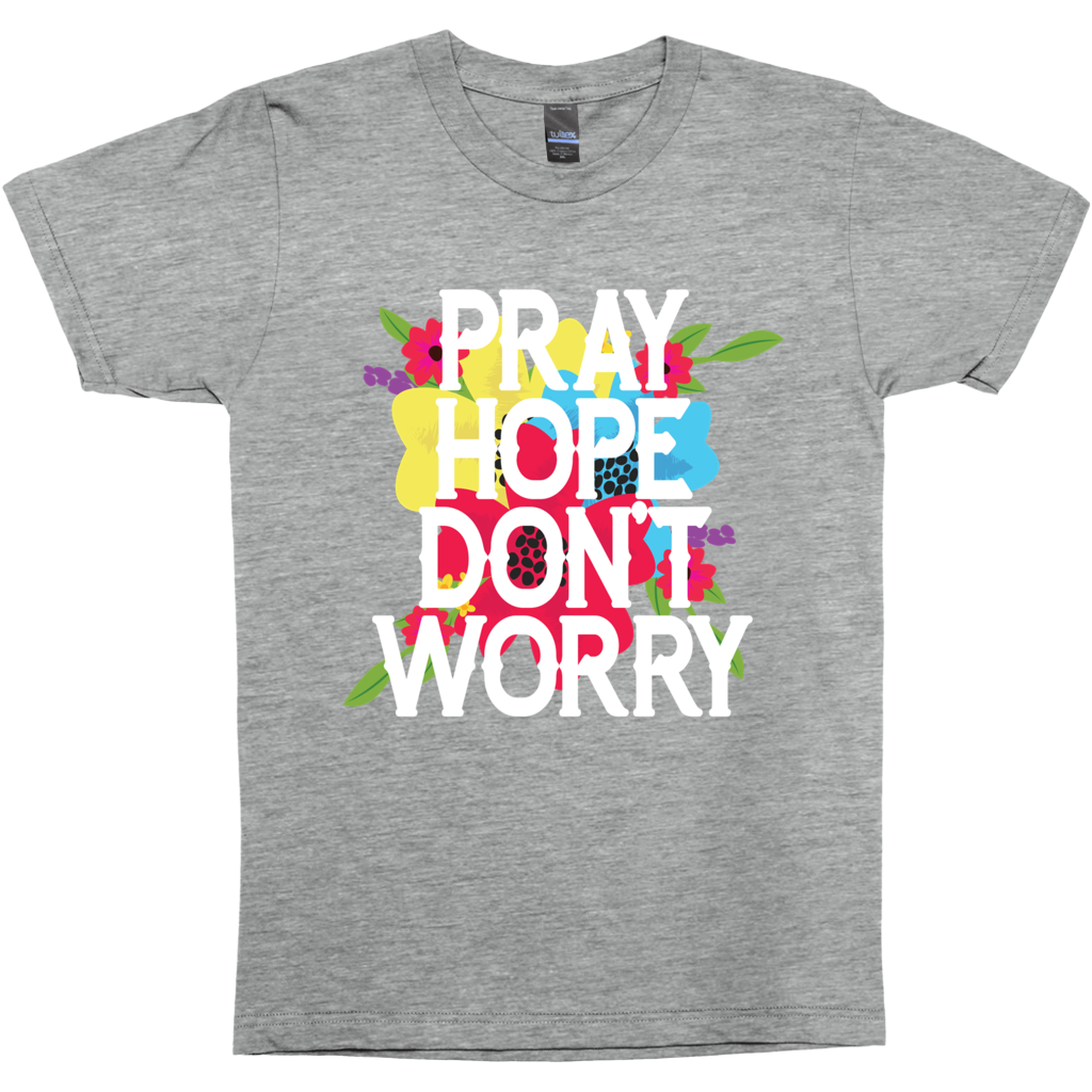 Pray Hope Don't Worry Padre Pio Premium Graphic Tee