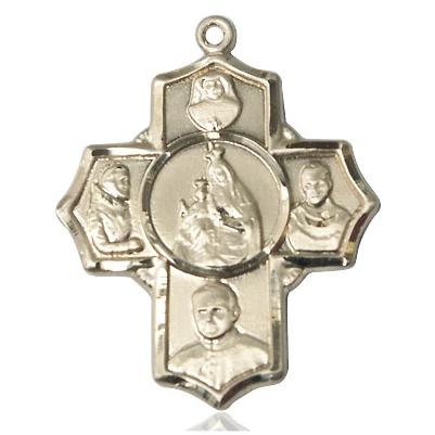 4 Way Medal - 14K Gold Filled - 1-1/8 Inch Tall x 1 Inch Wide