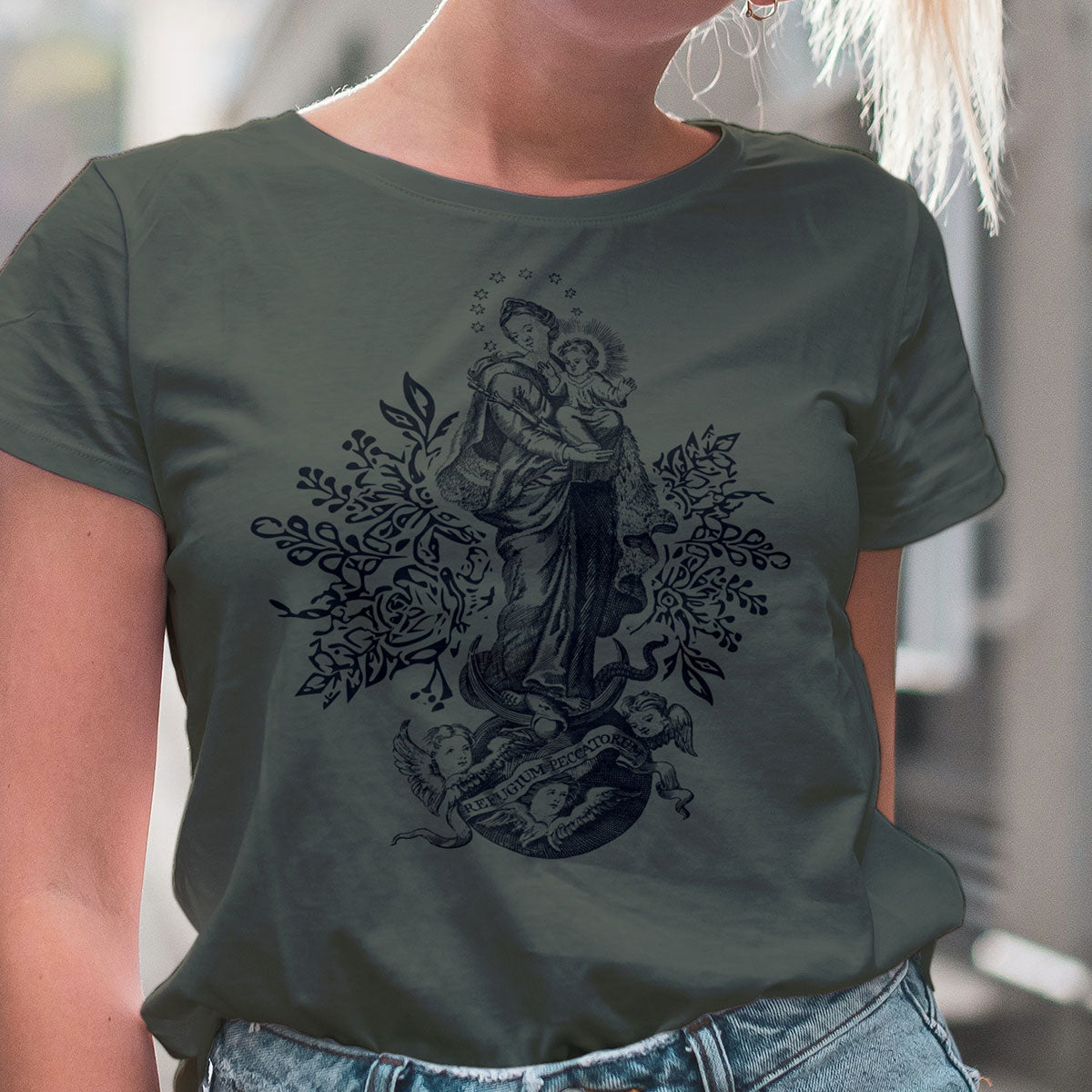 Refugium Peccatorum Catholic T-Shirt