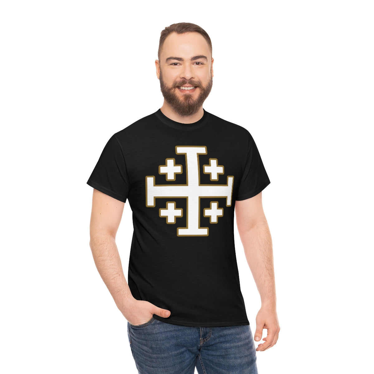 Jerusalem Cross Catholic T-Shirt