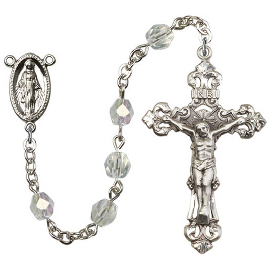 Miraculous medal rosary image