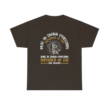 Saint Augustine Quote Catholic T-Shirt