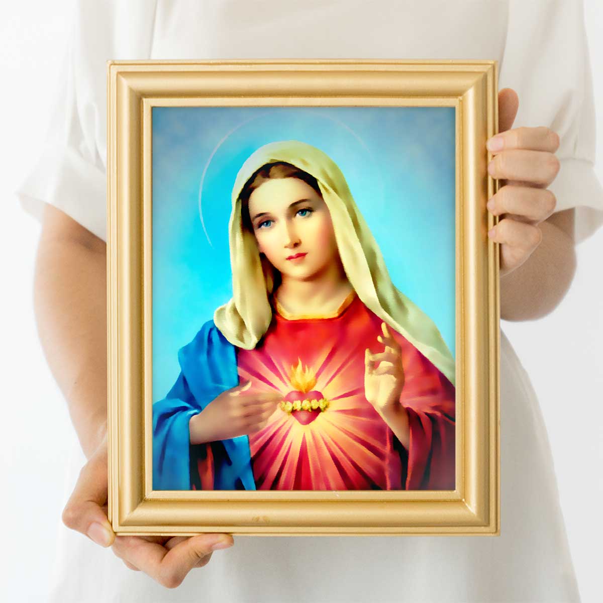 Immaculate Heart Of Mary Wall Art Print