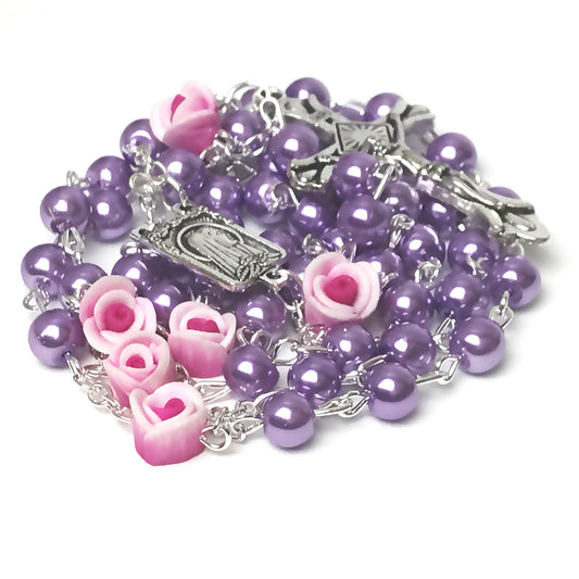 rose rosary beads