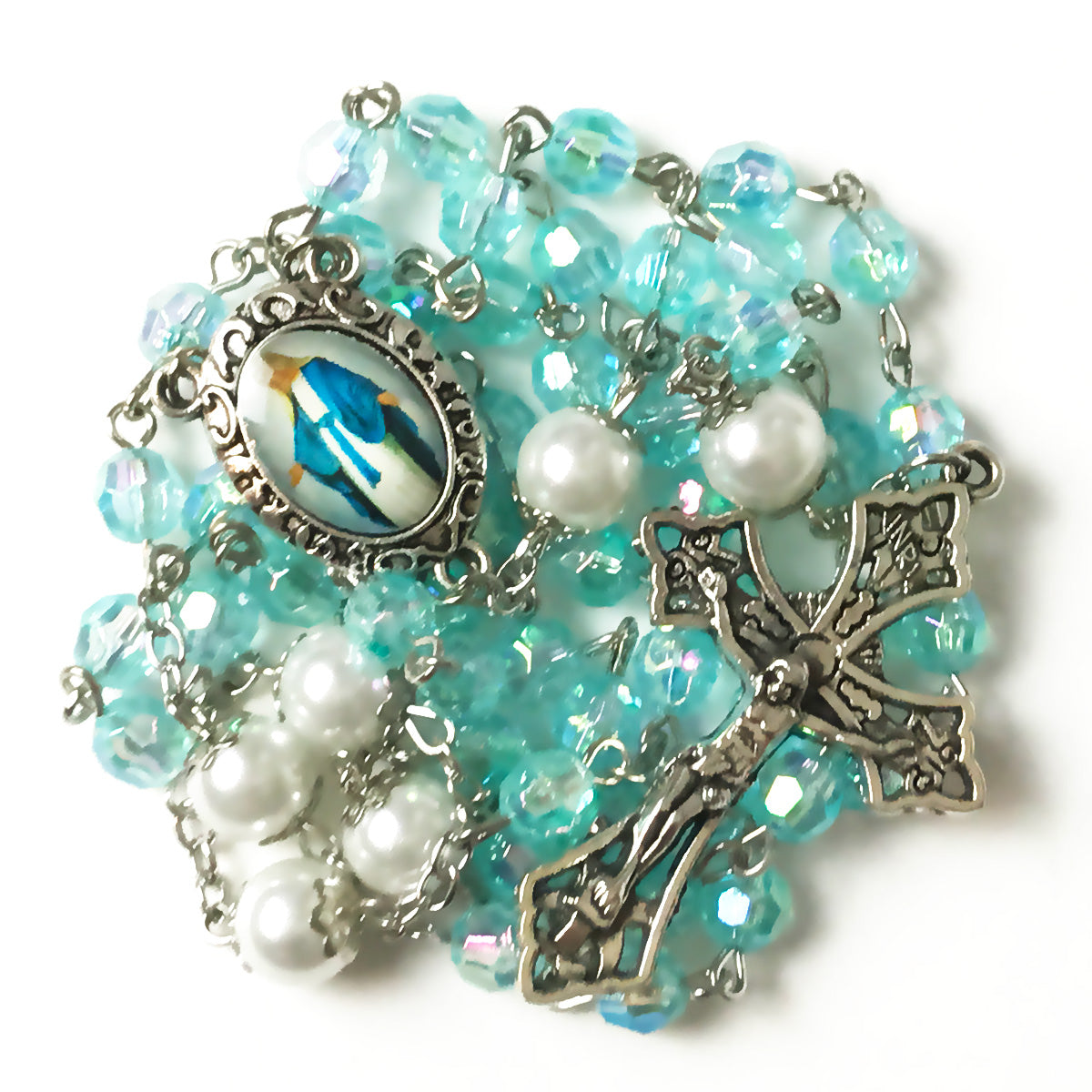 Limited Edition Our Lady Of Grace Luminous Rosary