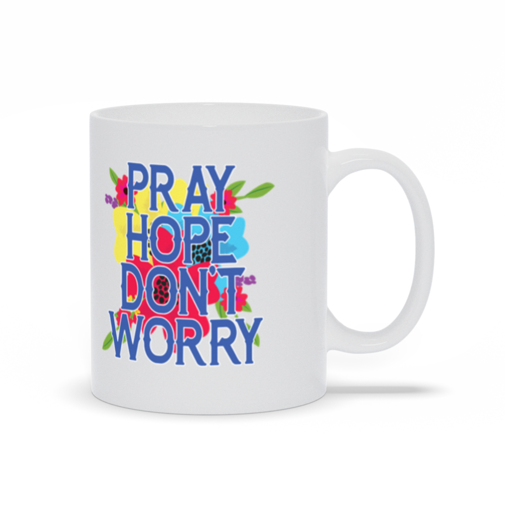 Pray Hope Don't Worry Padre Pio Mug
