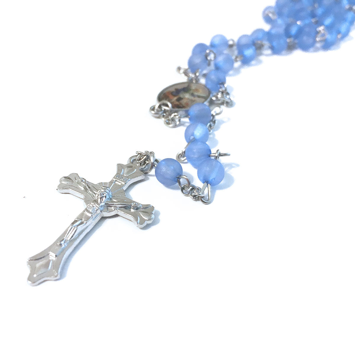 Sapphire Blue St. Michael Rosary